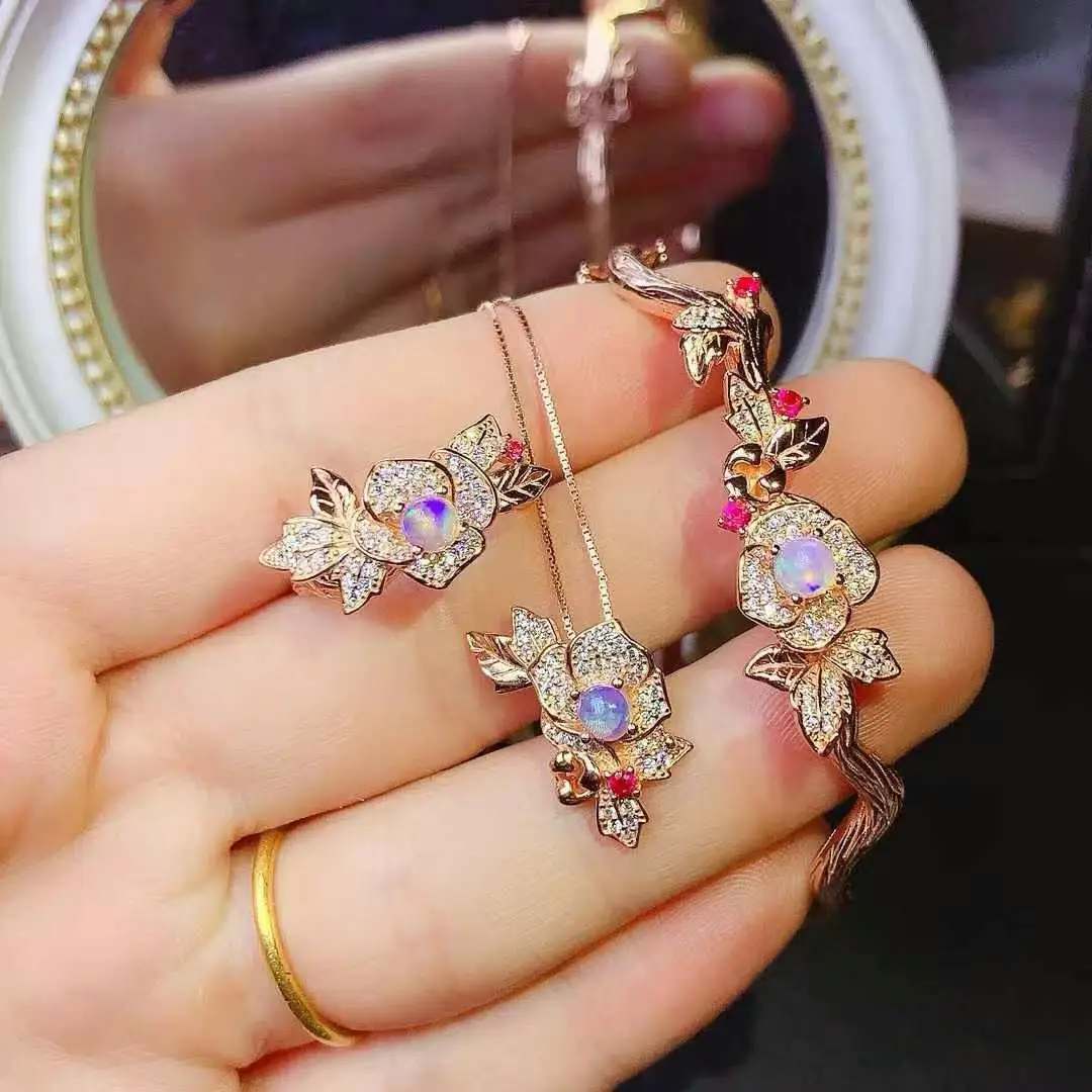 The Best 100% Natural Real Opal Set 925 Sterling Silver1pc Natural opal Ring,1pc Natural Opal Pendant,1pcs Natural Opal Bangle
The Best 100% Natural Real Opal Set 925 Sterling Silver1pc Natural opal Ring,1pc Natural Opal Pendant,1pcs Natural Opal Bangle