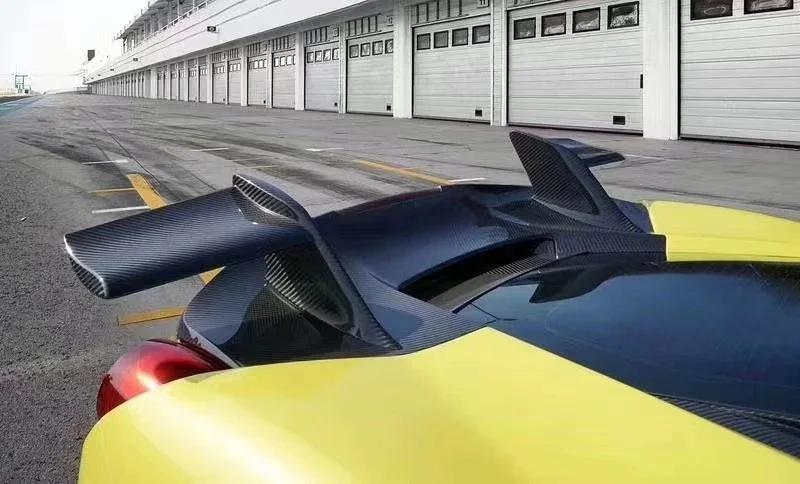 Used for the 2015-2020 Ferrari 488 GTB carbon fiber M-style rear wing rear trunk wing carbon fiber rear spoiler body kit
Used for the 2015-2020 Ferrari 488 GTB carbon fiber M-style rear wing rear trunk wing carbon fiber rear spoiler body kit