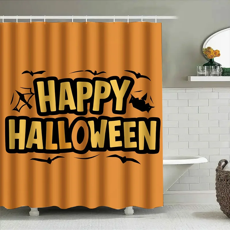 Tuniu Happy Halloween Bat Shower Curtain Decorative Spooky Halloween Curtain for Party Decoration
Tuniu Happy Halloween Bat Shower Curtain Decorative Spooky Halloween Curtain for Party Decoration