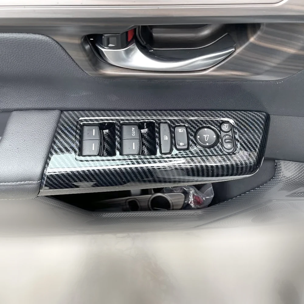 Accessories For 2023-2025 Honda CR-V CRV Door Window Switch Panel Bezel Trim Cover Stickers Carbon Fiber Pattern
Accessories For 2023-2025 Honda CR-V CRV Door Window Switch Panel Bezel Trim Cover Stickers Carbon Fiber Pattern