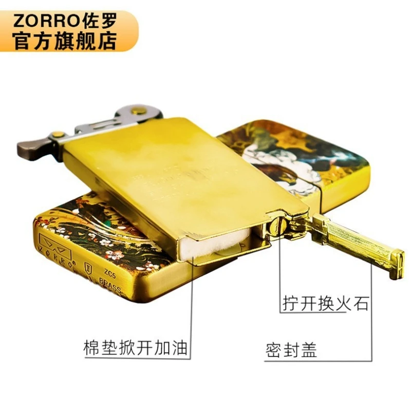 2026 New 3D Color Printed Embossed Zakiram Slim Portable Kerosiene Lighter Fashionable and Personalized Gift for Men
2026 New 3D Color Printed Embossed Zakiram Slim Portable Kerosiene Lighter Fashionable and Personalized Gift for Men