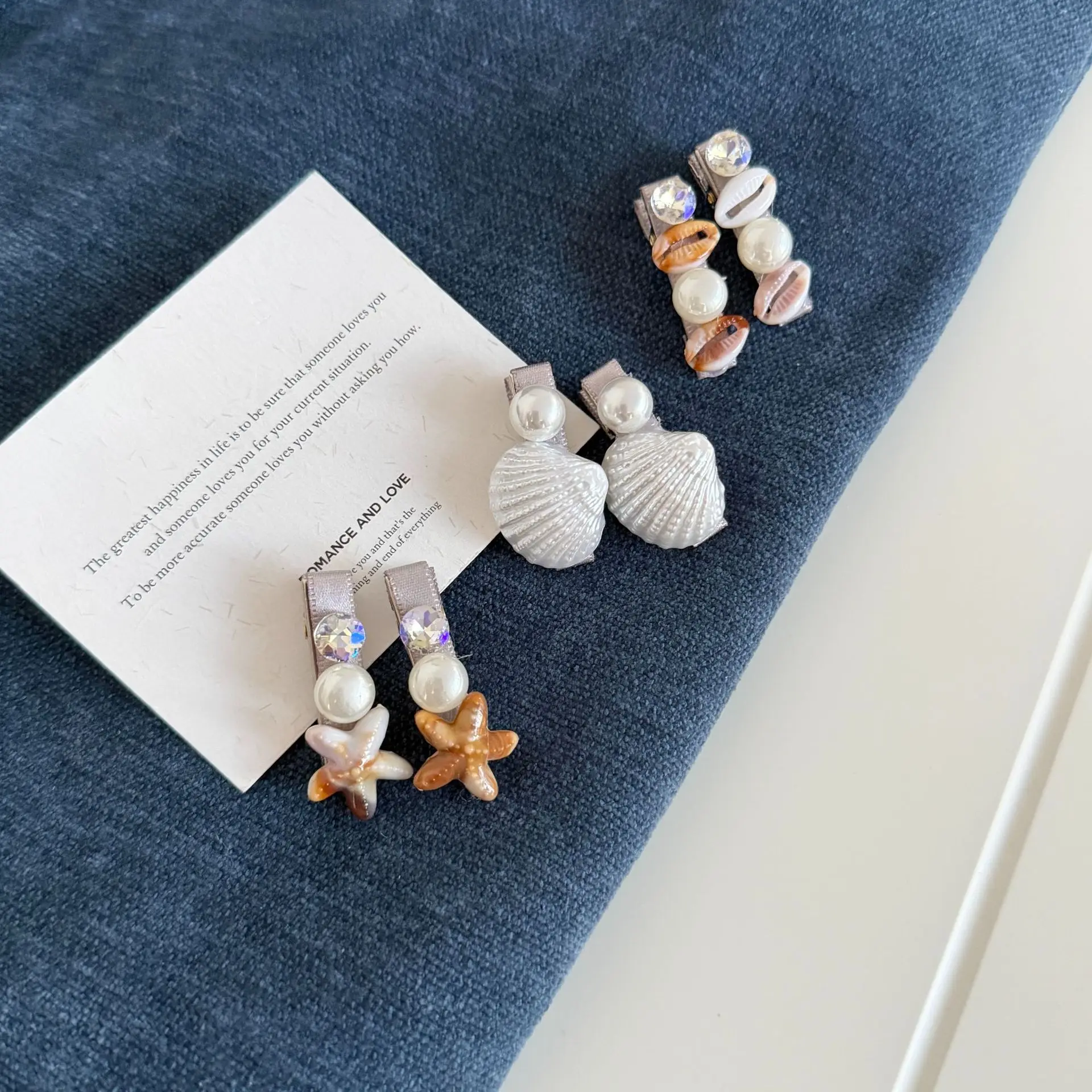 Seashell Starfish Pearl Hair Clip Korean Design for Bangs Side Beach Vacation Elegant Non Slip Resin Lightweight
Seashell Starfish Pearl Hair Clip Korean Design for Bangs Side Beach Vacation Elegant Non Slip Resin Lightweight