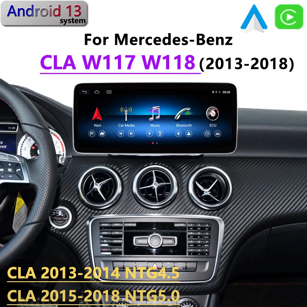 Android 13 для Mercedes-Benz CLA W117 W118 CLA250 2013-2018 CarPlay Автомагнитола GPS-навигация мультимедийный плеер BT экран 10,25
Android 13 для Mercedes-Benz CLA W117 W118 CLA250 2013-2018 CarPlay Автомагнитола GPS-навигация мультимедийный плеер BT экран 10,25