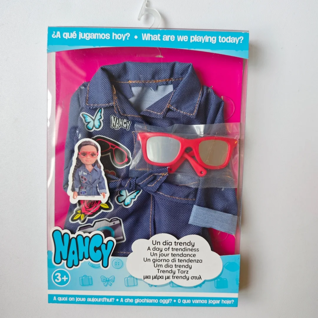 2021 Style Outfit Set for 42cm FAMOSA Nancy Doll: Birthday Dress & Denim Jacket with Accessories
2021 Style Outfit Set for 42cm FAMOSA Nancy Doll: Birthday Dress & Denim Jacket with Accessories