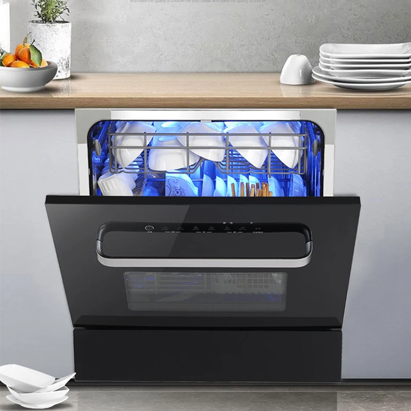 Built in Dishwasher 8 Sets 304 Stainless Steel Liner Automatic Countertop Home Kitchen Dishwasher 595x495x626mm Machine 2026
Built in Dishwasher 8 Sets 304 Stainless Steel Liner Automatic Countertop Home Kitchen Dishwasher 595x495x626mm Machine 2026