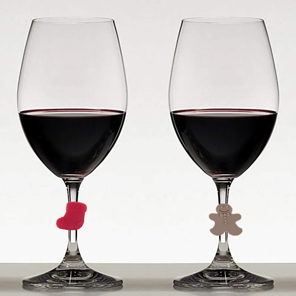 6Pcs Christmas Themed Wine Glass Silicone Marker Colorful Cup Recognizer for Banquets Parties Wine Glass Marker
6Pcs Christmas Themed Wine Glass Silicone Marker Colorful Cup Recognizer for Banquets Parties Wine Glass Marker