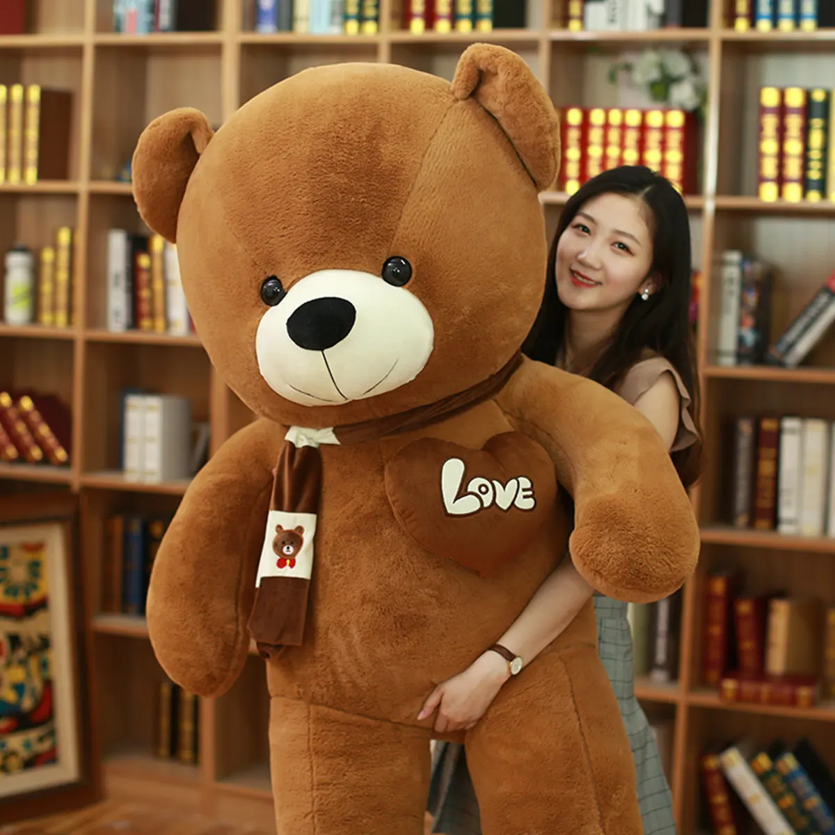 4 Colors High Quality 80/100CM Teddy Bear With Scarf Stuffed Animals Bear Plush Toys Teddy Bear Doll Lovers Birthday Baby Gift
4 Colors High Quality 80/100CM Teddy Bear With Scarf Stuffed Animals Bear Plush Toys Teddy Bear Doll Lovers Birthday Baby Gift