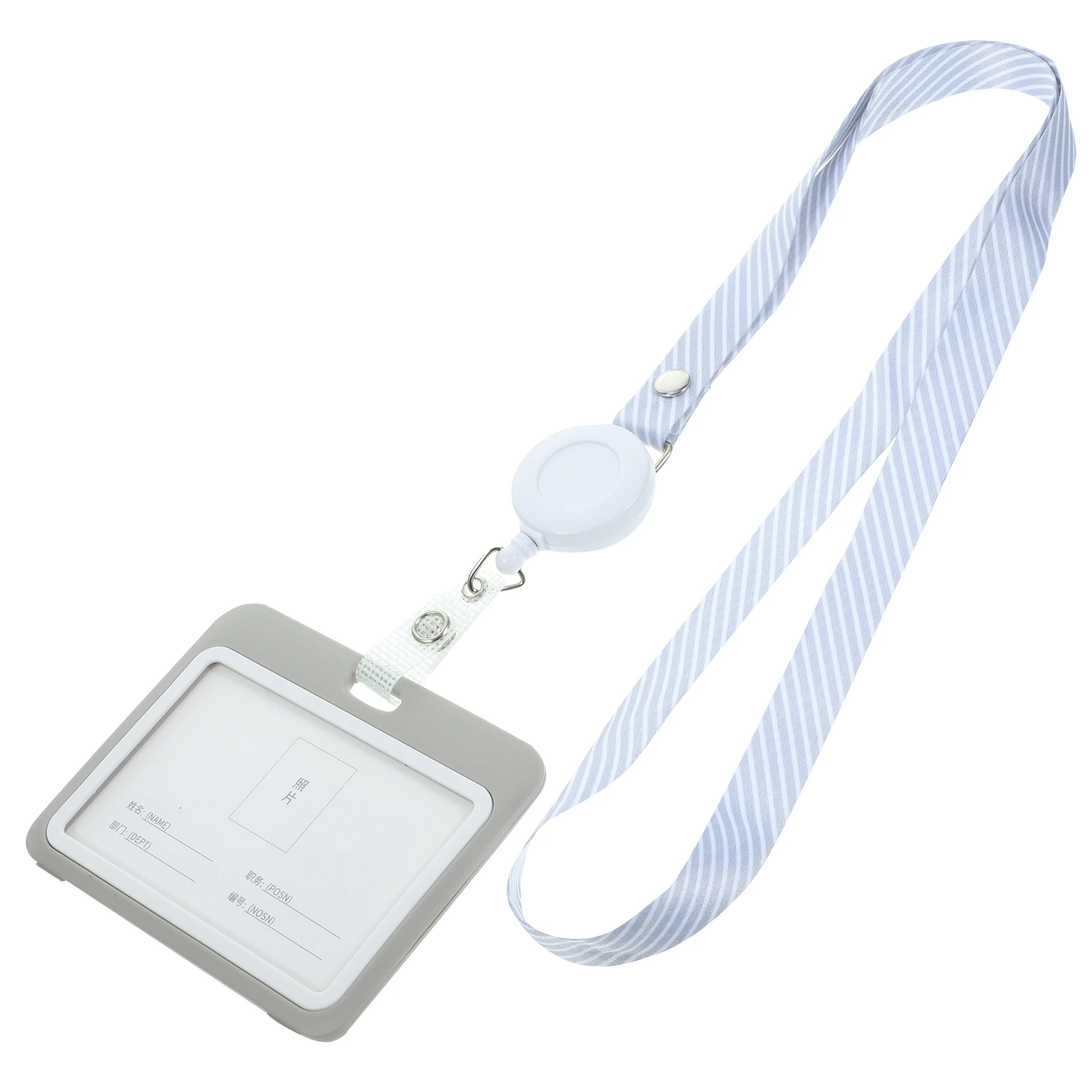 2pcs Gray Horizontal Card Sleeves Lanyard Id Badge Holder Protective Cover Lightweight Storage Nurse Employee Use
2pcs Gray Horizontal Card Sleeves Lanyard Id Badge Holder Protective Cover Lightweight Storage Nurse Employee Use