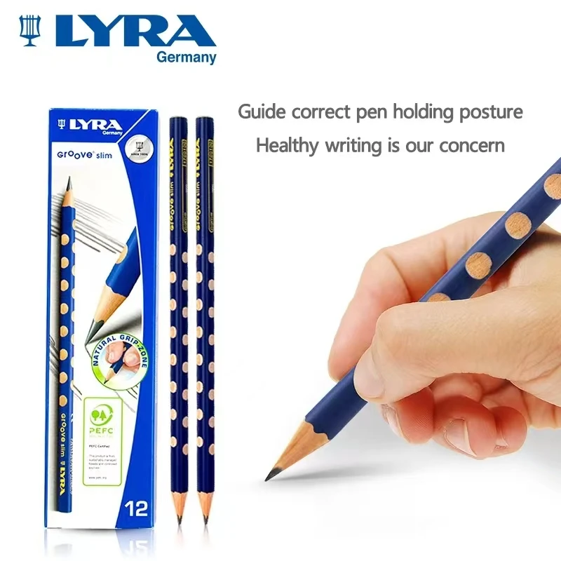 12Pcs/Set Germany LYRA 1760100 Dinosaur Series Hole Pencil Corrective Grip Pencil Triangle Rod 2B/2H/HB Kids Writing Pencils
12Pcs/Set Germany LYRA 1760100 Dinosaur Series Hole Pencil Corrective Grip Pencil Triangle Rod 2B/2H/HB Kids Writing Pencils