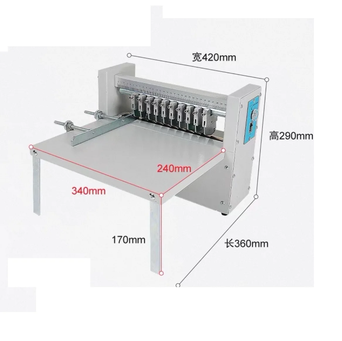 H300 Label Sticker Solid And Dottted Line Roll Cutting A4 Paper Creasing Machines Roll Cutting Machine