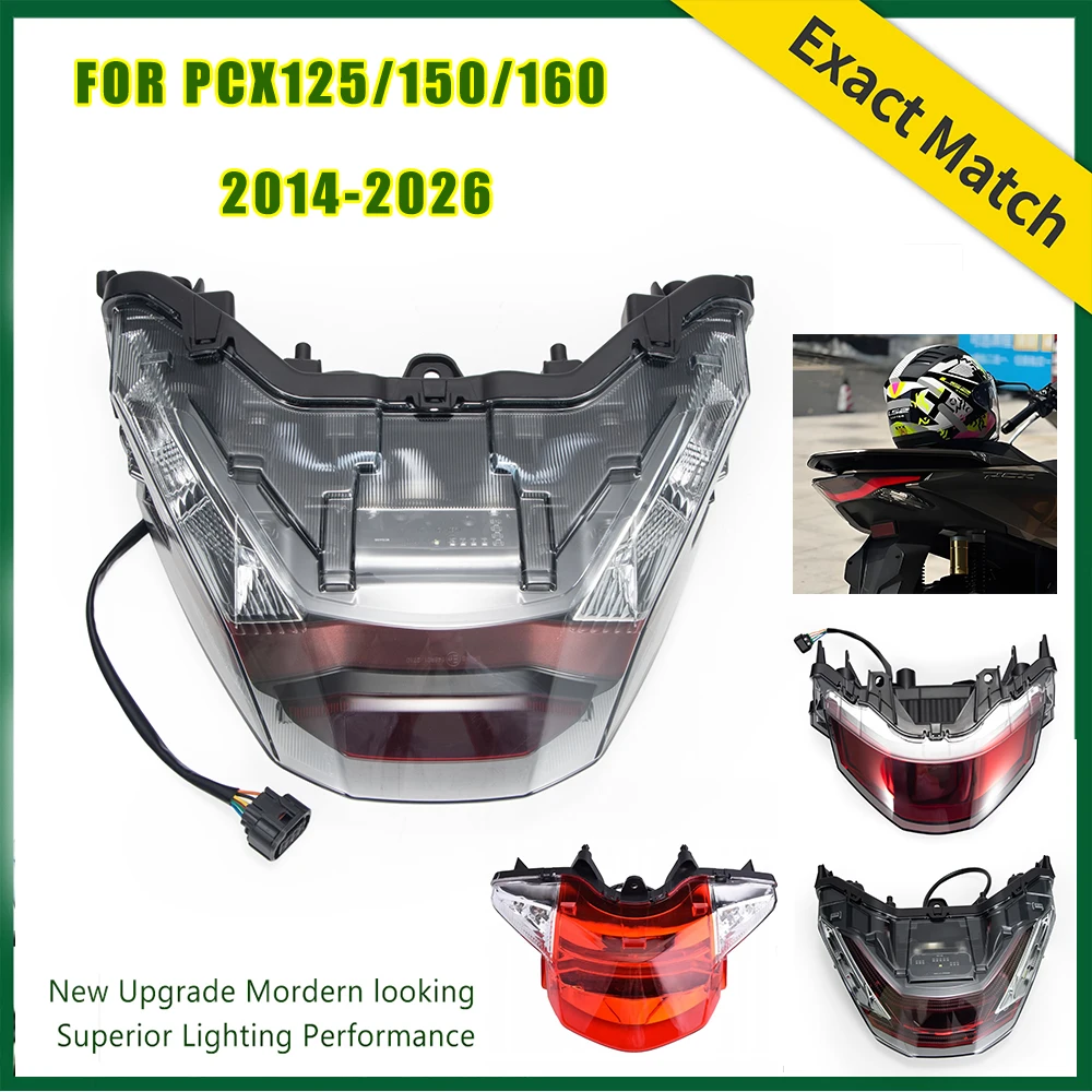 Fit for 2014 - 2026 PCX125 PCX150 PCX160 Motorcycle Taillight LED Rear Tail Light Turn Signal PCX 125 150 160 2025 2018 2020 17
Fit for 2014 - 2026 PCX125 PCX150 PCX160 Motorcycle Taillight LED Rear Tail Light Turn Signal PCX 125 150 160 2025 2018 2020 17