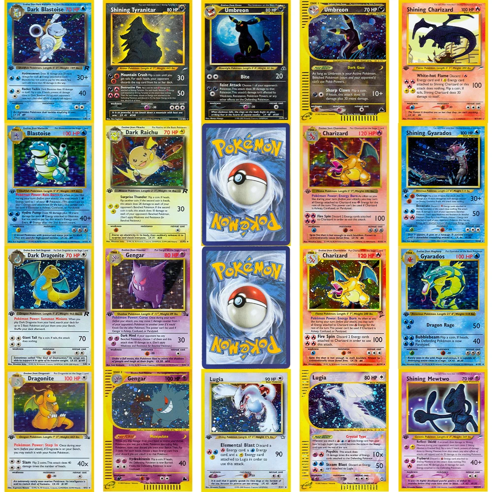 Базовый набор PKM 1996, первый выпуск, одиночные флэш-прокси-карты Charizard Blastoise Shining Charizard Lugia Gengar, коллекция игр PTCG
Базовый набор PKM 1996, первый выпуск, одиночные флэш-прокси-карты Charizard Blastoise Shining Charizard Lugia Gengar, коллекция игр PTCG