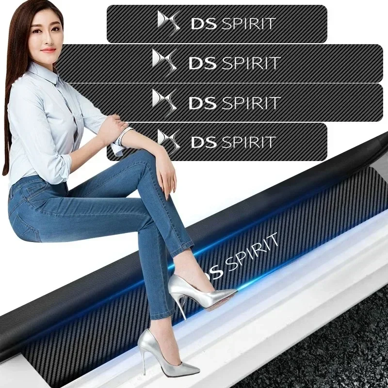 Car Door Plate Carbon Fiber Threshold Protector Sticker Decals For DS SPIRIT DS3 DS4 DS4S DS5 5LS DS6 DS7 DS9 WILD RUBIS E-Tens
Car Door Plate Carbon Fiber Threshold Protector Sticker Decals For DS SPIRIT DS3 DS4 DS4S DS5 5LS DS6 DS7 DS9 WILD RUBIS E-Tens