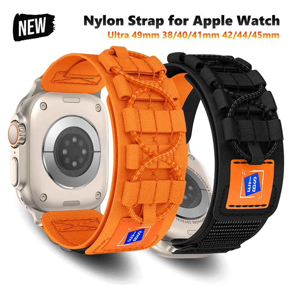 Ремешок нейлоновый для Apple Watch Ultra 2, спортивный браслет для iWatch Series 9 8 7 41 45 мм 6 5 4 se 40 мм, 49 мм 42 44 мм
Ремешок нейлоновый для Apple Watch Ultra 2, спортивный браслет для iWatch Series 9 8 7 41 45 мм 6 5 4 se 40 мм, 49 мм 42 44 мм