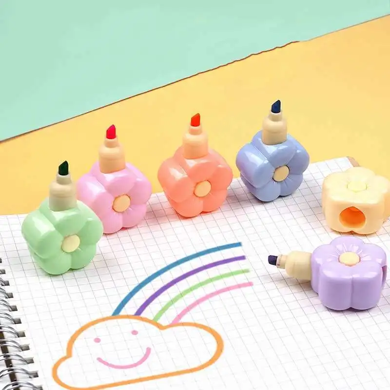 1 Pieces 5 Color Lytwtw's Cute Kawaii Flower Candy Color Highlighter Office School Supplies Gift
1 Pieces 5 Color Lytwtw's Cute Kawaii Flower Candy Color Highlighter Office School Supplies Gift
