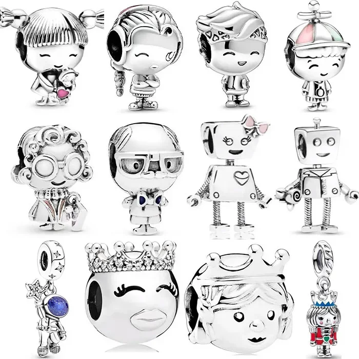 Original 925 Sterling Silver Boy- Girl-Teenager & Princess Crown Charms Beads for Pandora DIY Bracelet Women Jewellery Gift
Original 925 Sterling Silver Boy- Girl-Teenager & Princess Crown Charms Beads for Pandora DIY Bracelet Women Jewellery Gift