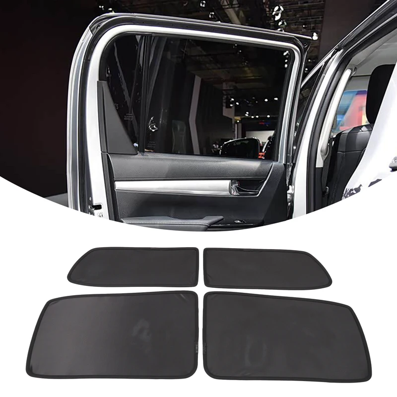For Toyota Hilux 2015-2023 Car Sunshade Side Window Mesh Curtains Sunscreen Heat Insulation Sun Visor
For Toyota Hilux 2015-2023 Car Sunshade Side Window Mesh Curtains Sunscreen Heat Insulation Sun Visor