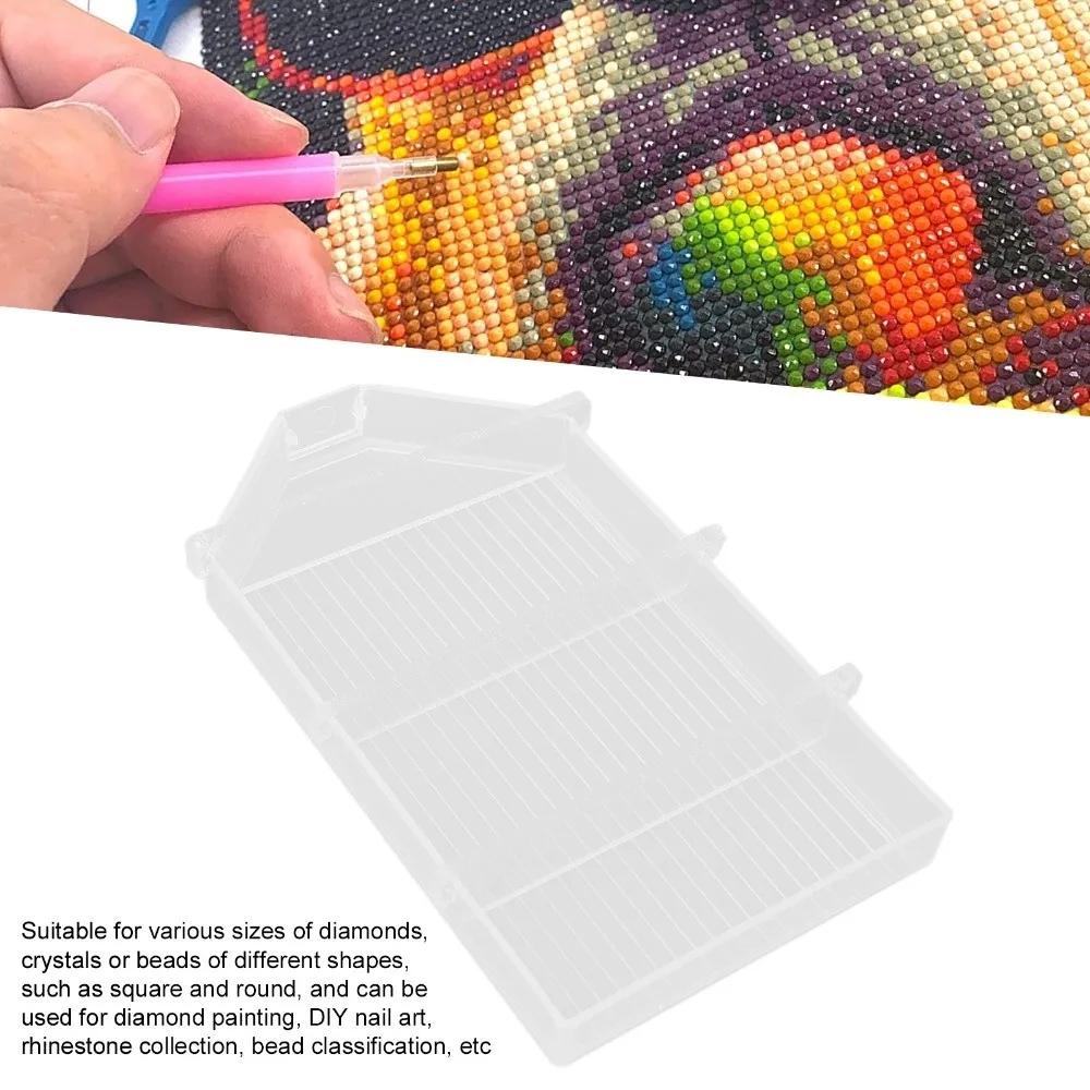 Plastic Bead Sorting Trays With 3 Dividers With Brush Rhinestone Storage Tray Diamond Painting Tray Nail Care Services
Plastic Bead Sorting Trays With 3 Dividers With Brush Rhinestone Storage Tray Diamond Painting Tray Nail Care Services