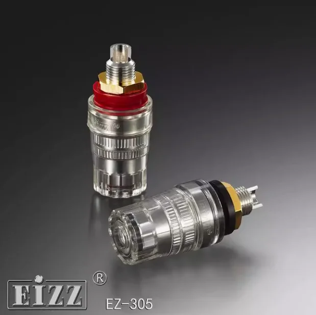 2pair(red+black) EIZZ HIFI fever amplifier audio pure copper pure silver plated amplifier terminal EZ-305 free shipping
2pair(red+black) EIZZ HIFI fever amplifier audio pure copper pure silver plated amplifier terminal EZ-305 free shipping