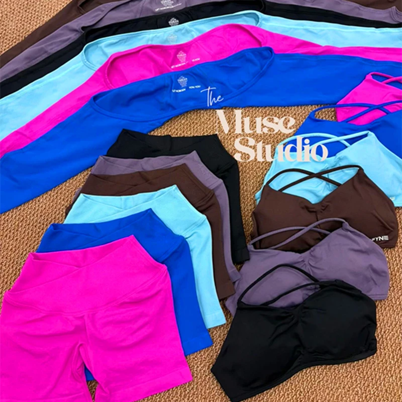 Women's High Stretch Gym Sportswear Impact Vision Shrug Sports Bra Shorts Set Comfortable Workout Yoga Active Wear Outfit
Women's High Stretch Gym Sportswear Impact Vision Shrug Sports Bra Shorts Set Comfortable Workout Yoga Active Wear Outfit