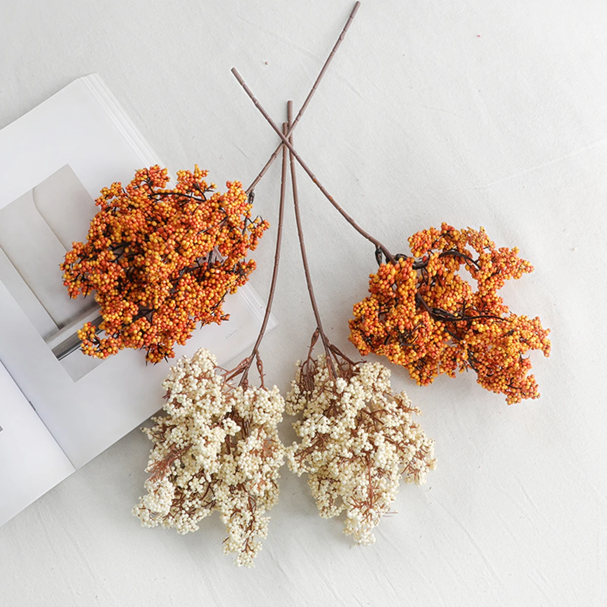 ArtificialFlower plant foam winterberry Wedding bridal bouquet Christmas Home Outdoor Garden wall bonsai Festival party Diy gift
ArtificialFlower plant foam winterberry Wedding bridal bouquet Christmas Home Outdoor Garden wall bonsai Festival party Diy gift