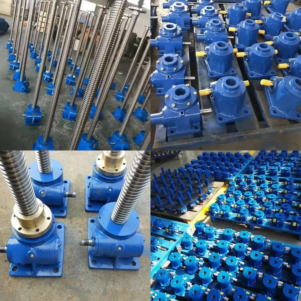 Right Angle Manual Operated Bevel Gear SWL35 Spiral Jack Small Reducer Gearbox with Rotating Spindle
Right Angle Manual Operated Bevel Gear SWL35 Spiral Jack Small Reducer Gearbox with Rotating Spindle