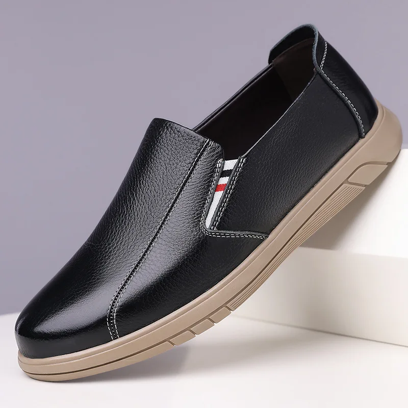 New Designer Soft Leather Shoes for Man Spring Autumn Fashion Casual Shoes Male Solid Color Big Size Light Driving Shoe Man
New Designer Soft Leather Shoes for Man Spring Autumn Fashion Casual Shoes Male Solid Color Big Size Light Driving Shoe Man