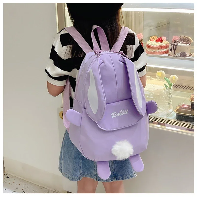 Girl Rabbit Ear Backpack Casual Schoolbag Waterproof Large Capacity School Backpack Smooth Zipper Solid Teens Travel and Gifts
Girl Rabbit Ear Backpack Casual Schoolbag Waterproof Large Capacity School Backpack Smooth Zipper Solid Teens Travel and Gifts