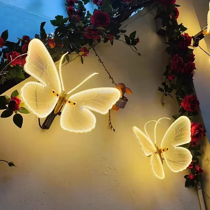 10pcs LED Dynamic Butterfly Stage Backdrops Outdoor Landscape Lighting Mall Courtyard Park Scenic Spot Light up Sculpture Decor
10pcs LED Dynamic Butterfly Stage Backdrops Outdoor Landscape Lighting Mall Courtyard Park Scenic Spot Light up Sculpture Decor