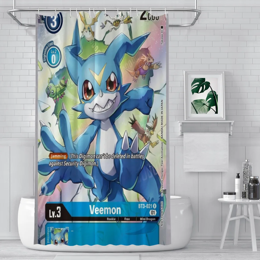DigimonUnique decor Digimon Modern Fabric Bathroom Shower Curtains art design Print Curtain
DigimonUnique decor Digimon Modern Fabric Bathroom Shower Curtains art design Print Curtain