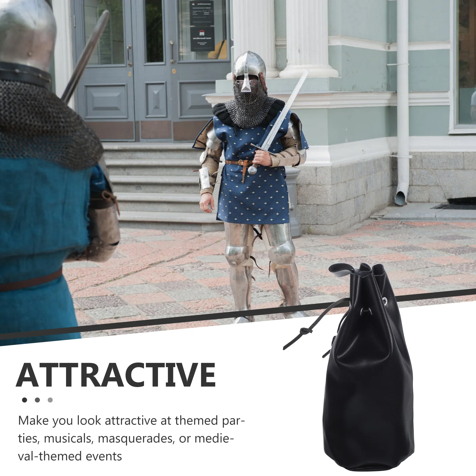 Drawstring Waist Bag Renaissance Cosplay Costume Purse Pirate Pouch Belt Retro Medieval
Drawstring Waist Bag Renaissance Cosplay Costume Purse Pirate Pouch Belt Retro Medieval