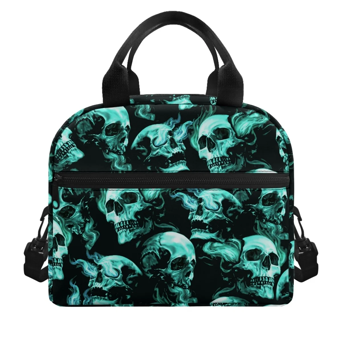 Halloween Gift Scary Skull Blood Pattern Woman Double Layer Lunchbag Smooth Zipper Strap Sophisticated and Durable Insulated Bag
Halloween Gift Scary Skull Blood Pattern Woman Double Layer Lunchbag Smooth Zipper Strap Sophisticated and Durable Insulated Bag