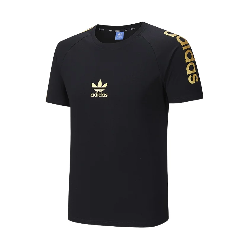 Футболка Adidas с круглым вырезом и короткими рукавами с принтом, оригинальная 3317, ледяной фарфор, хлопок, 180 грамм, черный, золотой цвет, L-5XL
Футболка Adidas с круглым вырезом и короткими рукавами с принтом, оригинальная 3317, ледяной фарфор, хлопок, 180 грамм, черный, золотой цвет, L-5XL