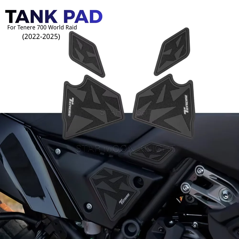 Для YAMAHA TENERE700 Tenere 700 World Raid 2022-2025: Противоскользящие накладки на бак, наклейки-грипсы для коленей, боковые резиновые накладки для улучшения сцепления
Для YAMAHA TENERE700 Tenere 700 World Raid 2022-2025: Противоскользящие накладки на бак, наклейки-грипсы для коленей, боковые резиновые накладки для улучшения сцепления