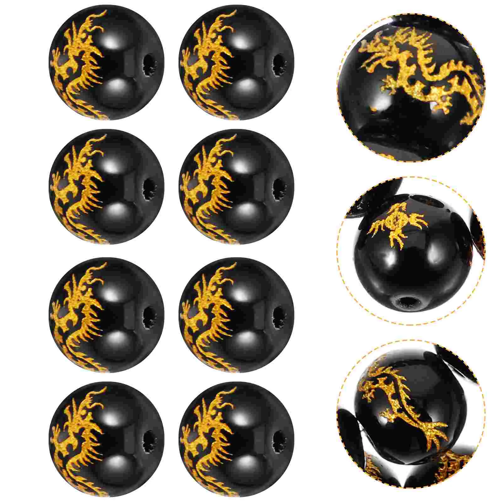 39 Pcs Bronzed Dragon Beads DIY for Bracelet Craft Small Crafting Bulk Round Loose Agate
39 Pcs Bronzed Dragon Beads DIY for Bracelet Craft Small Crafting Bulk Round Loose Agate