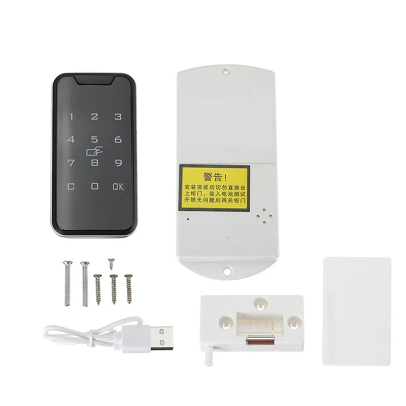 1Set Electronic Cabinet Lock Touch Keypad Electronic Wardrobe File Door Drawers Lock Zinc Alloy
1Set Electronic Cabinet Lock Touch Keypad Electronic Wardrobe File Door Drawers Lock Zinc Alloy