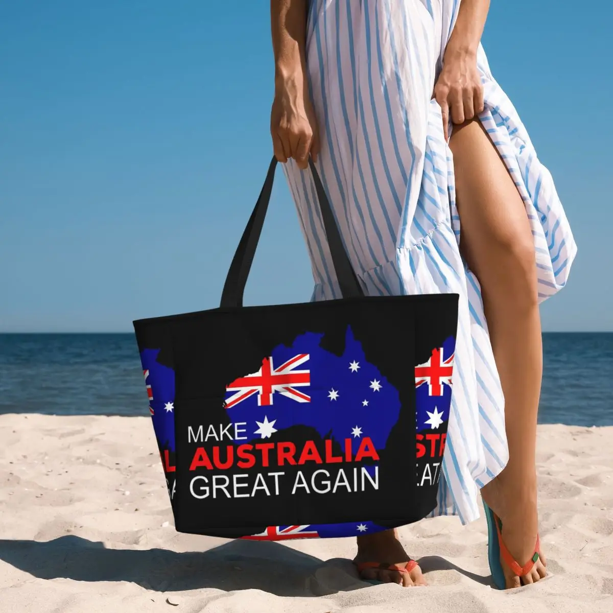 Make Australia Great Again Beach Tote Bag Sport Gym Yoga Duffle Large Tote Bag Women Travel Bag Fitness bag
Make Australia Great Again Beach Tote Bag Sport Gym Yoga Duffle Large Tote Bag Women Travel Bag Fitness bag