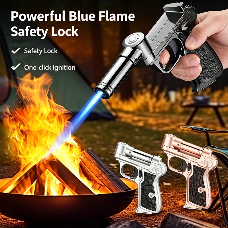 Foldable Inflatable Spitfire Gun Lighter, Strong Windproof Flame Design, Compact Multifunctional Kitchen Ignition Gadget
Foldable Inflatable Spitfire Gun Lighter, Strong Windproof Flame Design, Compact Multifunctional Kitchen Ignition Gadget