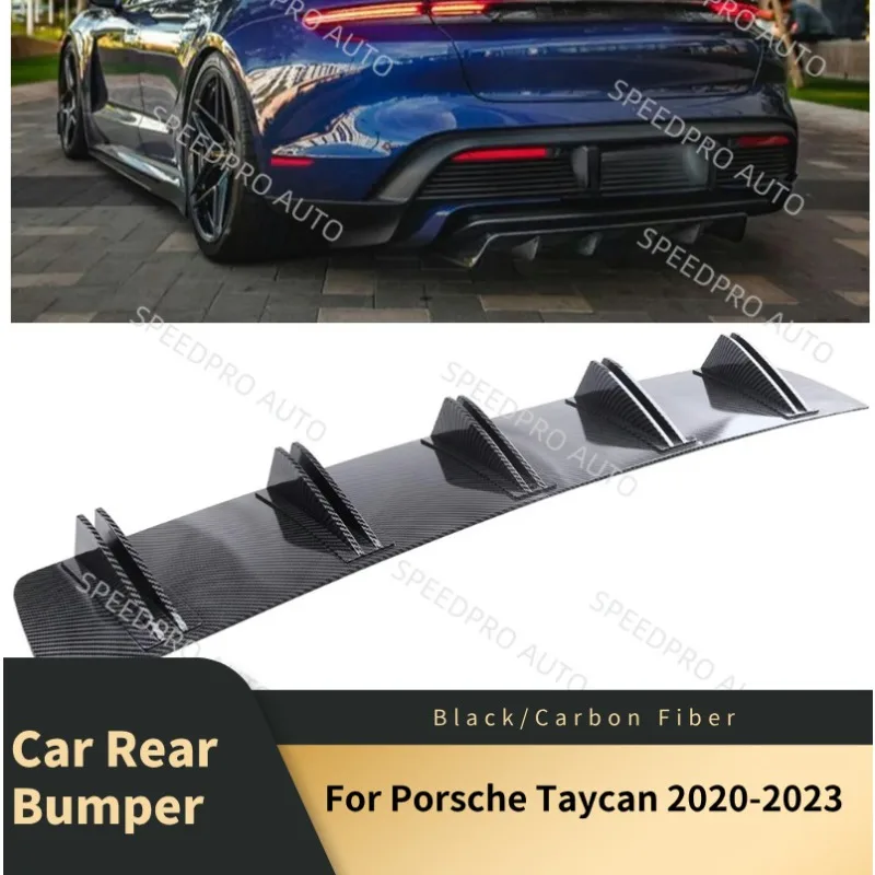 Rear Diffuser 5 Fins Shark Bumper Splitter Spoiler Lip For P0rsche Taycan 2020-2023 Car Body Kit Accessories Carbon Fiber
Rear Diffuser 5 Fins Shark Bumper Splitter Spoiler Lip For P0rsche Taycan 2020-2023 Car Body Kit Accessories Carbon Fiber