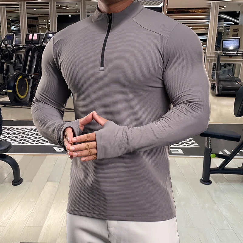 Simple Solid Color Fashion Sports T-Shirt Trendy Comfortable Quick-Dry Men's Running Long Sleeve Breathable Versatile Top
Simple Solid Color Fashion Sports T-Shirt Trendy Comfortable Quick-Dry Men's Running Long Sleeve Breathable Versatile Top