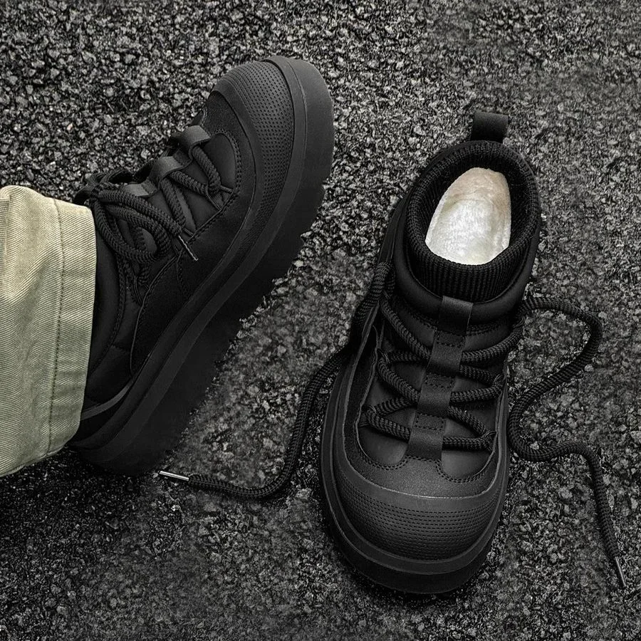 Designer Men Cotton Boots Winter Ankle Snow Boots Outdoor Non-slip Waterproof High Top Mens Casual Shoes Plush Warm Work Boots
Designer Men Cotton Boots Winter Ankle Snow Boots Outdoor Non-slip Waterproof High Top Mens Casual Shoes Plush Warm Work Boots