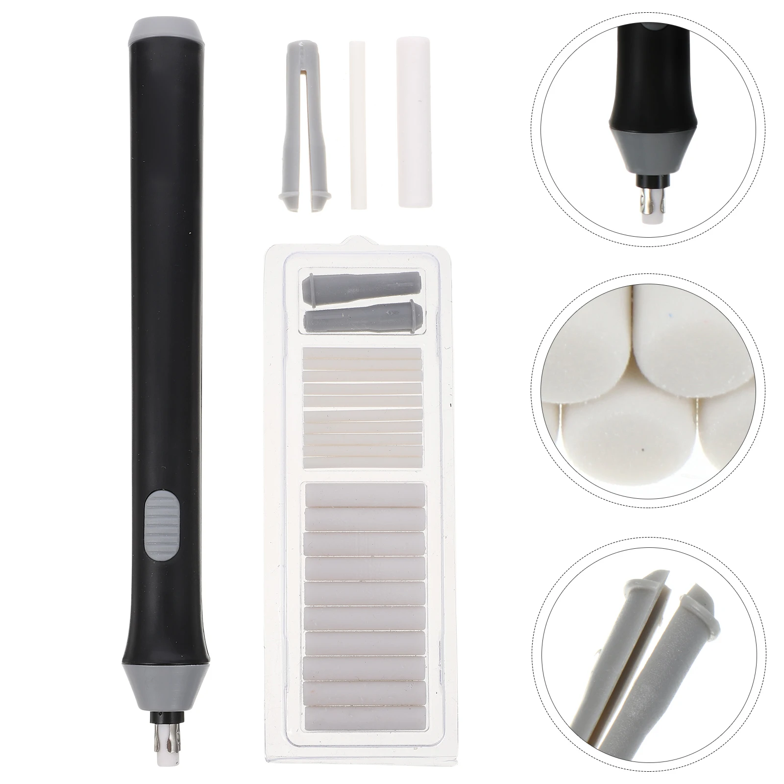 1 set Electric Eraser for Art Sketching Portable -Powered Mechanical Refill Drafting Tool Professional Typo Correction
1 set Electric Eraser for Art Sketching Portable -Powered Mechanical Refill Drafting Tool Professional Typo Correction