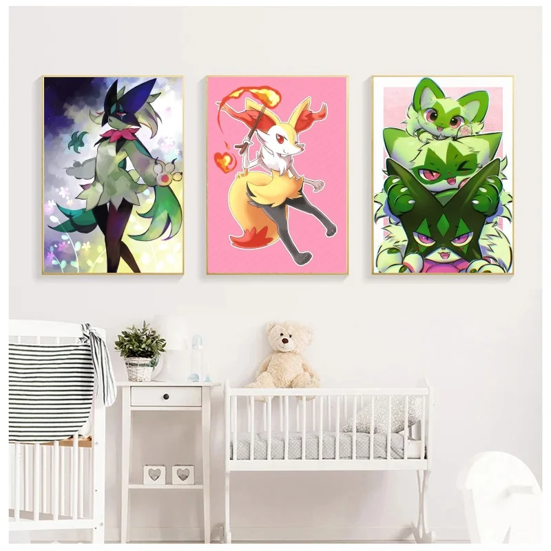 Pokemon Peripherals Greninja Lucario Magikarp Charmander Picture Posters Wall Art Living Room Decor Canvas Painting Kids Gifts
Pokemon Peripherals Greninja Lucario Magikarp Charmander Picture Posters Wall Art Living Room Decor Canvas Painting Kids Gifts