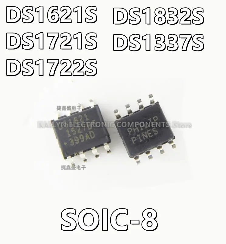 10Pcs/lot DS1621S DS1621 DS1721S DS1721 DS1722S DS1722 DS1832S DS1832 DS1337S DS1337 Temperature Sensor Digital, Local 8-SOIC
10Pcs/lot DS1621S DS1621 DS1721S DS1721 DS1722S DS1722 DS1832S DS1832 DS1337S DS1337 Temperature Sensor Digital, Local 8-SOIC