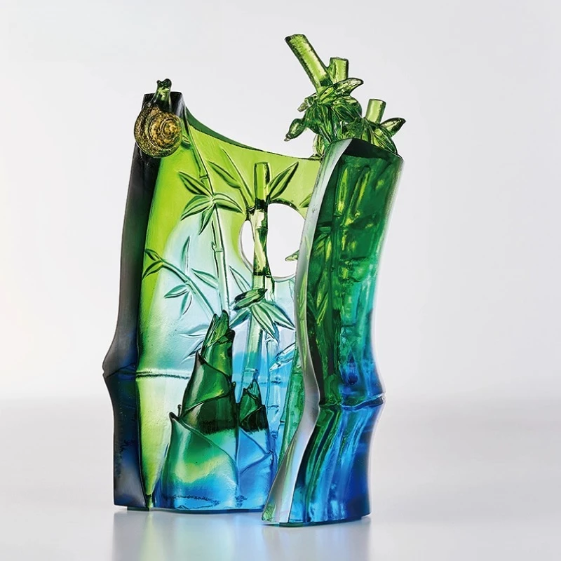 Bamboo landscaping glazed ornaments handicrafts step by step desktop housewarming gifts
Bamboo landscaping glazed ornaments handicrafts step by step desktop housewarming gifts