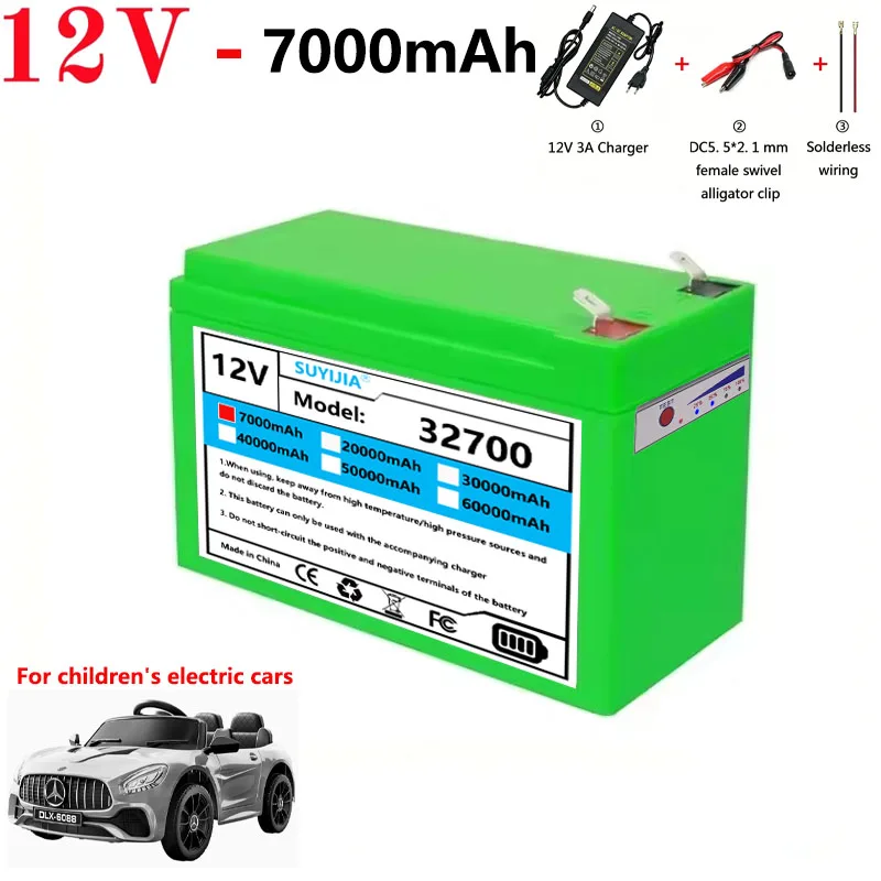 Batterie 12V 7Ah 30A BMS 32700 LiFePO4 À Courant Élevé Intégré Adapté À La Batterie De Voiture Pour Enfants Chargeur 12.6V
Batterie 12V 7Ah 30A BMS 32700 LiFePO4 À Courant Élevé Intégré Adapté À La Batterie De Voiture Pour Enfants Chargeur 12.6V