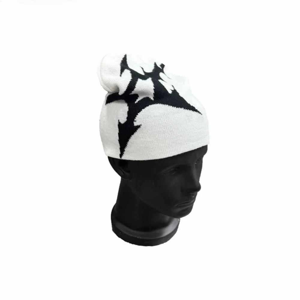 Warm Material Gothic Pattern Jacquard Kpop Hat Hip Hop Style Y2K Fashion Knitting Beanie Knitted Texture Winter Beanie
Warm Material Gothic Pattern Jacquard Kpop Hat Hip Hop Style Y2K Fashion Knitting Beanie Knitted Texture Winter Beanie