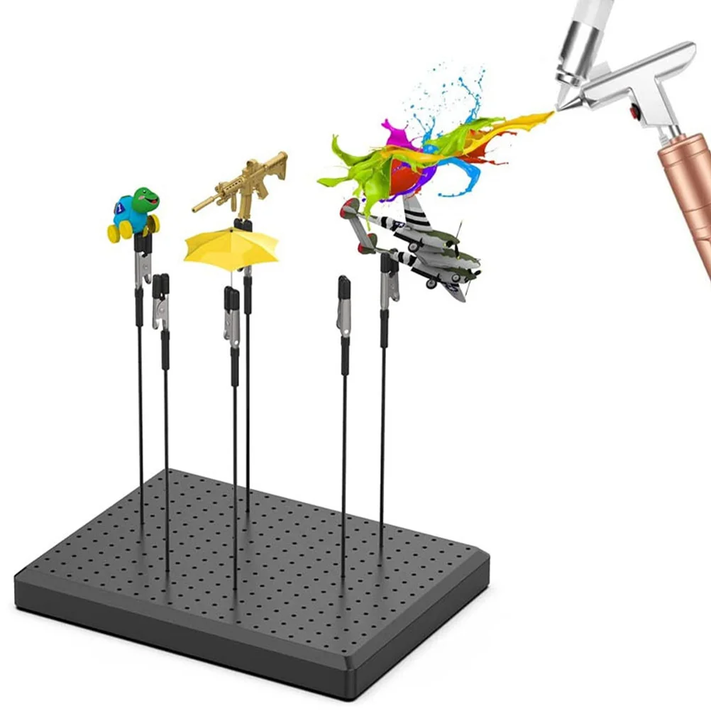 Model Painting Stand Set Alligator Clips Small for Crafts Airbrushing Tools Miniature Building Enthusiasts Memos
Model Painting Stand Set Alligator Clips Small for Crafts Airbrushing Tools Miniature Building Enthusiasts Memos