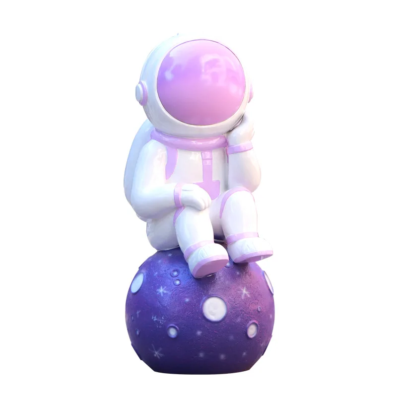 Shopping mall aerospace model astronaut astronaut sculpture luminous fiberglass
Shopping mall aerospace model astronaut astronaut sculpture luminous fiberglass