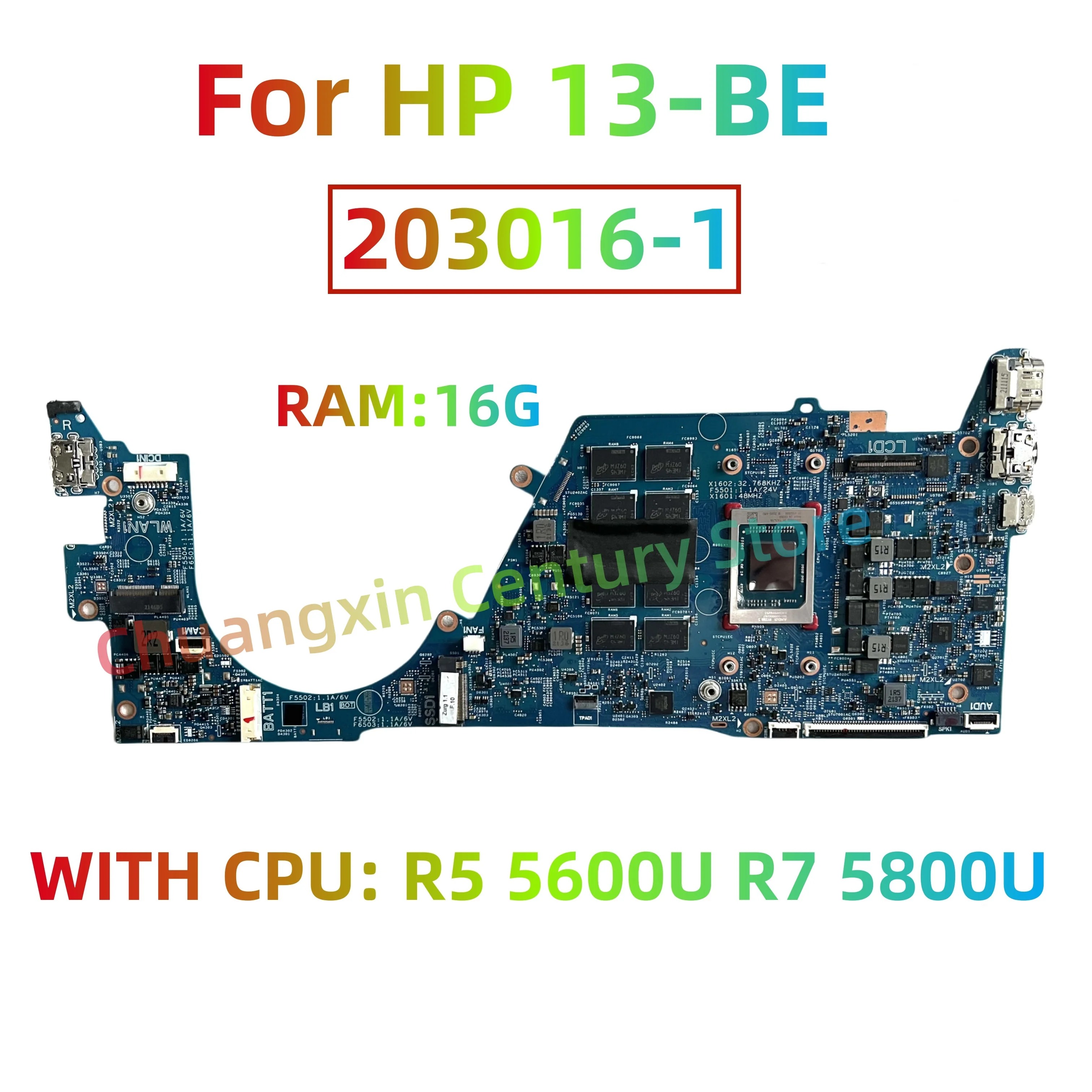 203016 -1 материнская плата для ноутбука HP 13-BE с процессором R5-5600U R7-5800U RAM 16G, 100% протестирована, полностью работает
203016 -1 материнская плата для ноутбука HP 13-BE с процессором R5-5600U R7-5800U RAM 16G, 100% протестирована, полностью работает
